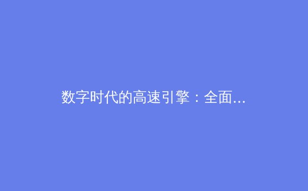 数字时代的高速引擎：全面解析网络加速器的工作原理与核心价值 - 4
